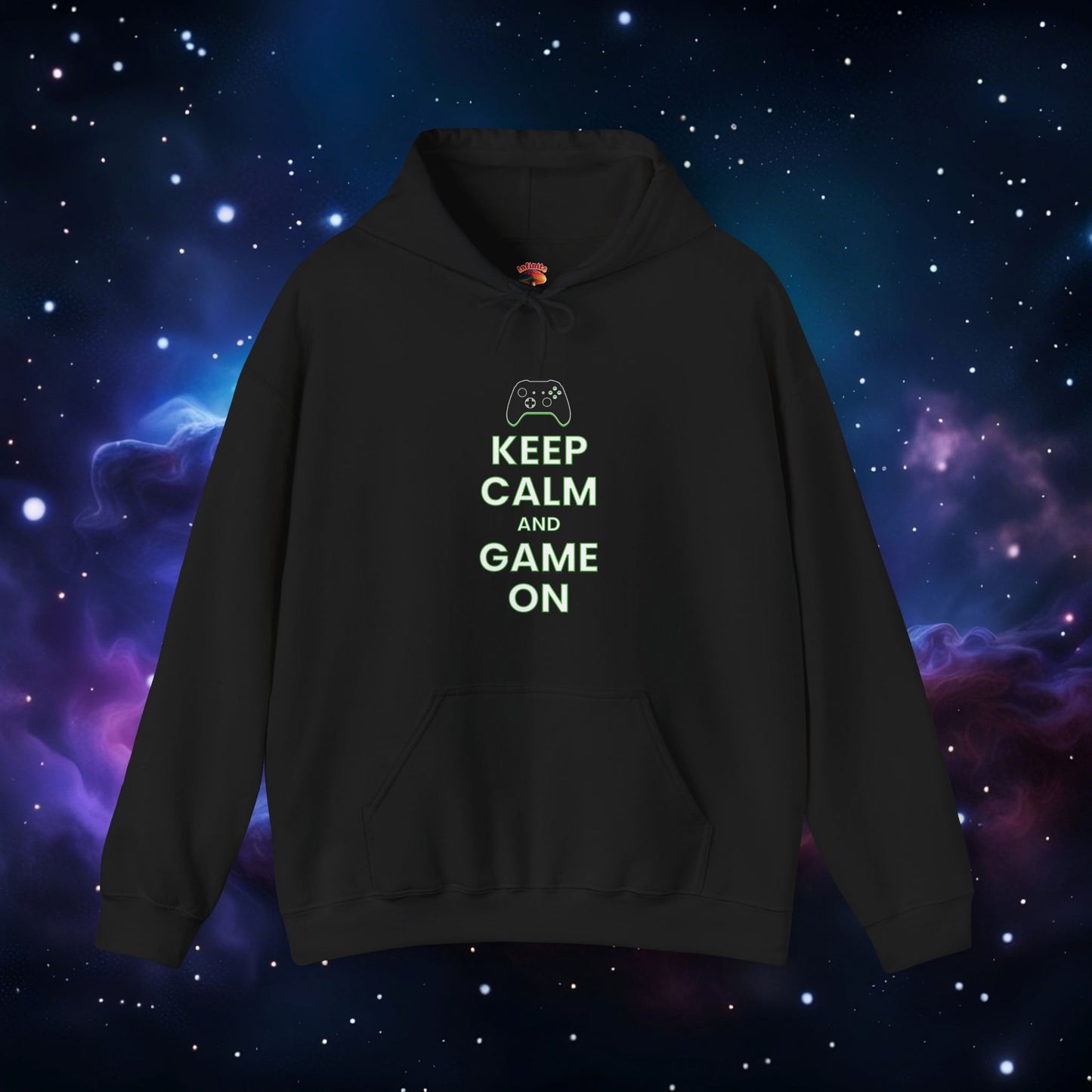 KEEP CALM AND GAME ON XB HOODIE