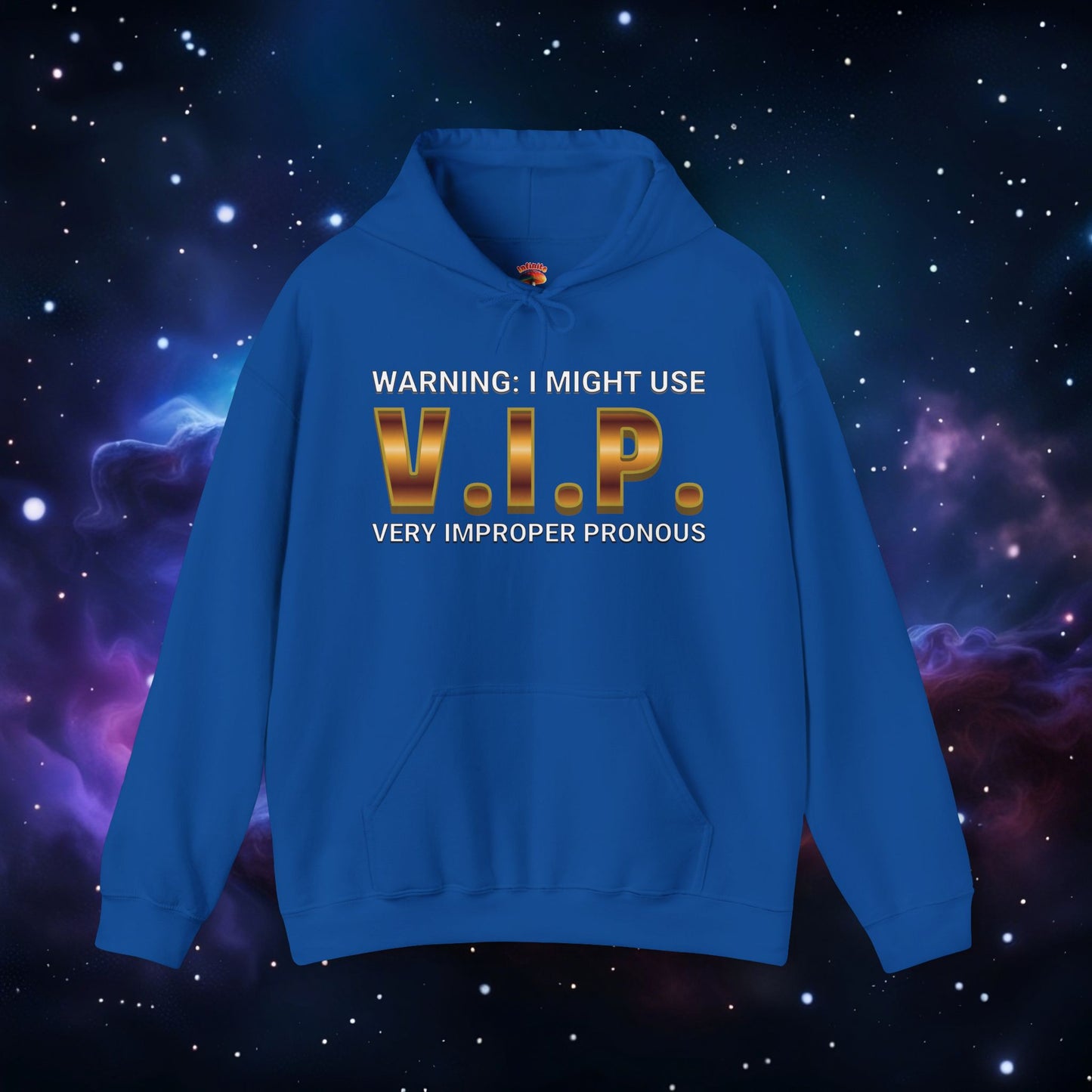 V.I.P. PRONOUN WARNING HOODIE