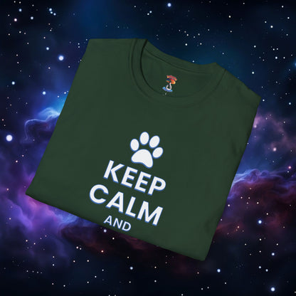 KEEP CALM AND PET ME SHIRT