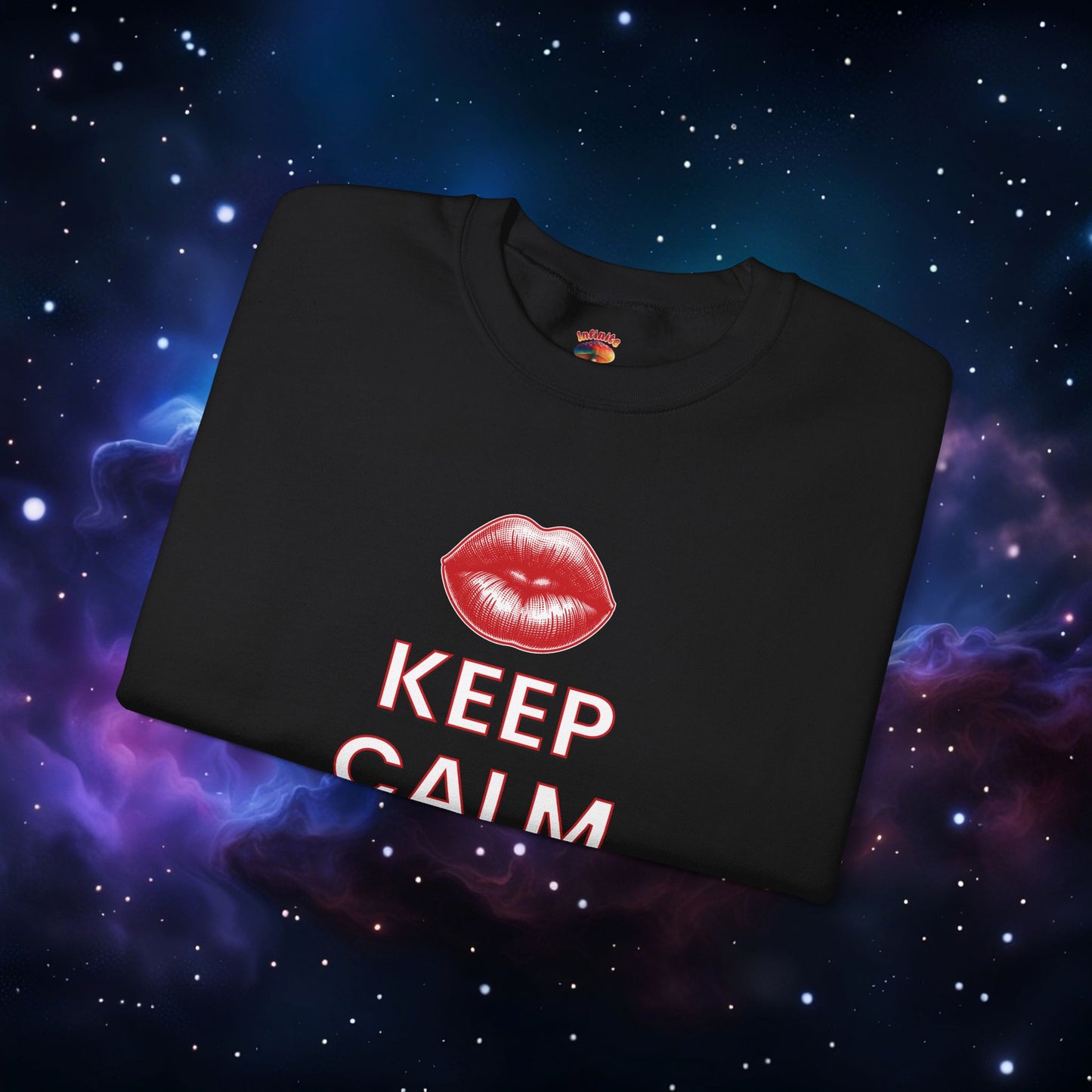 KEEP CALM AND KISS ME SWEATSHIRT