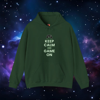 KEEP CALM AND GAME ON XB HOODIE