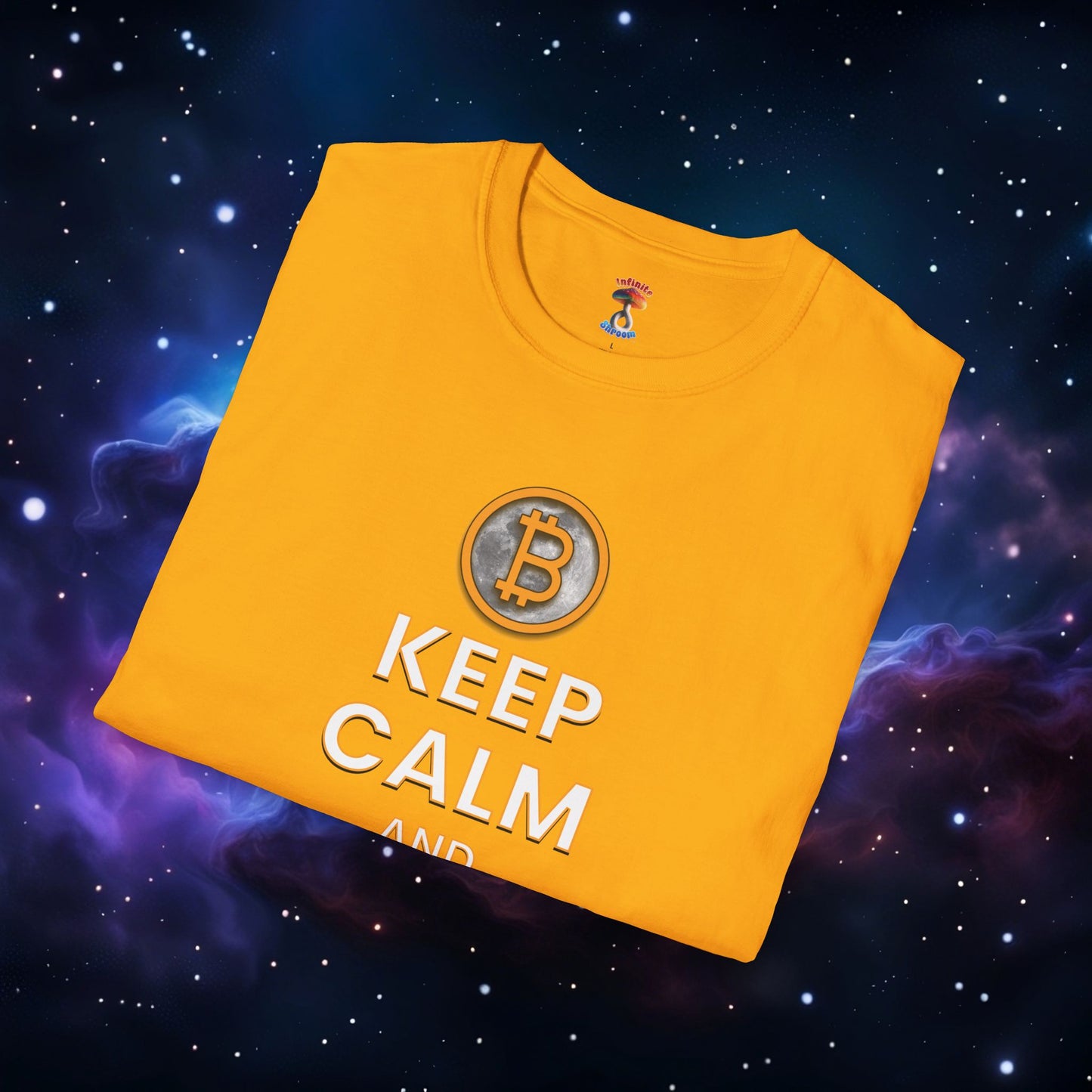 KEEP CALM AND HODL ON SHIRT