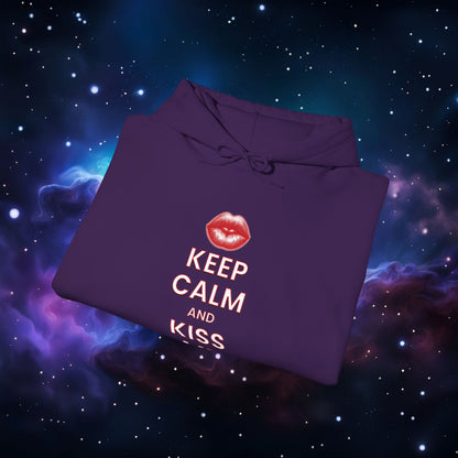 KEEP CALM AND KISS ME HOODIE