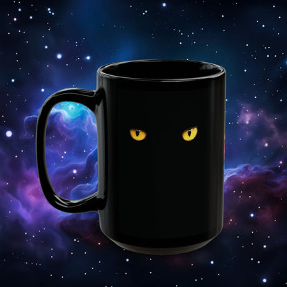 CAT EYES (YELLOW) MUG