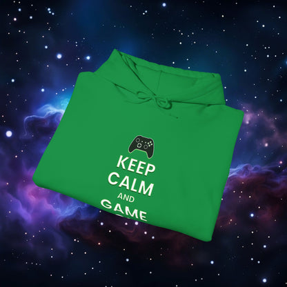 KEEP CALM AND GAME ON XB HOODIE