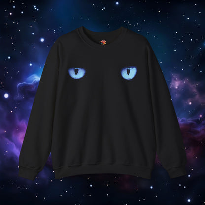 CAT EYES (BLUE) SWEATSHIRT