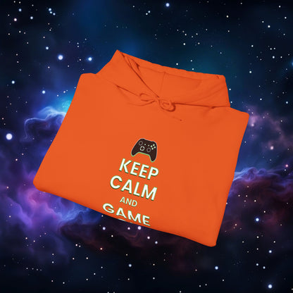 KEEP CALM AND GAME ON XB HOODIE