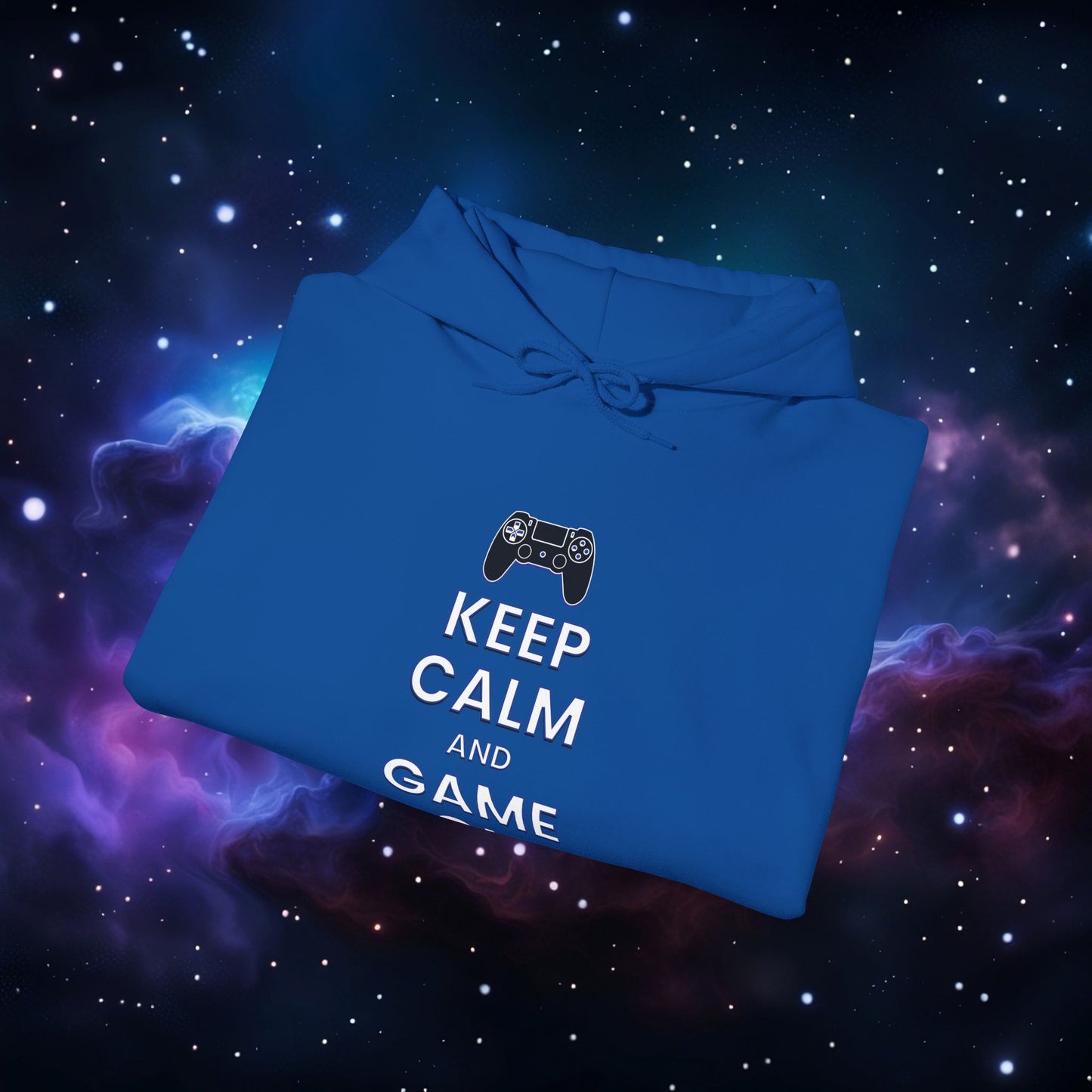 KEEP CALM AND GAME ON PS HOODIE