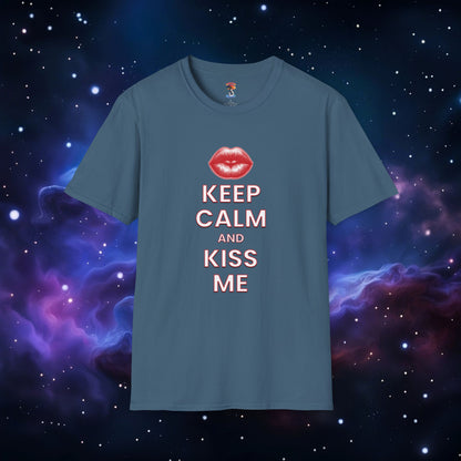 KEEP CALM AND KISS ME SHIRT