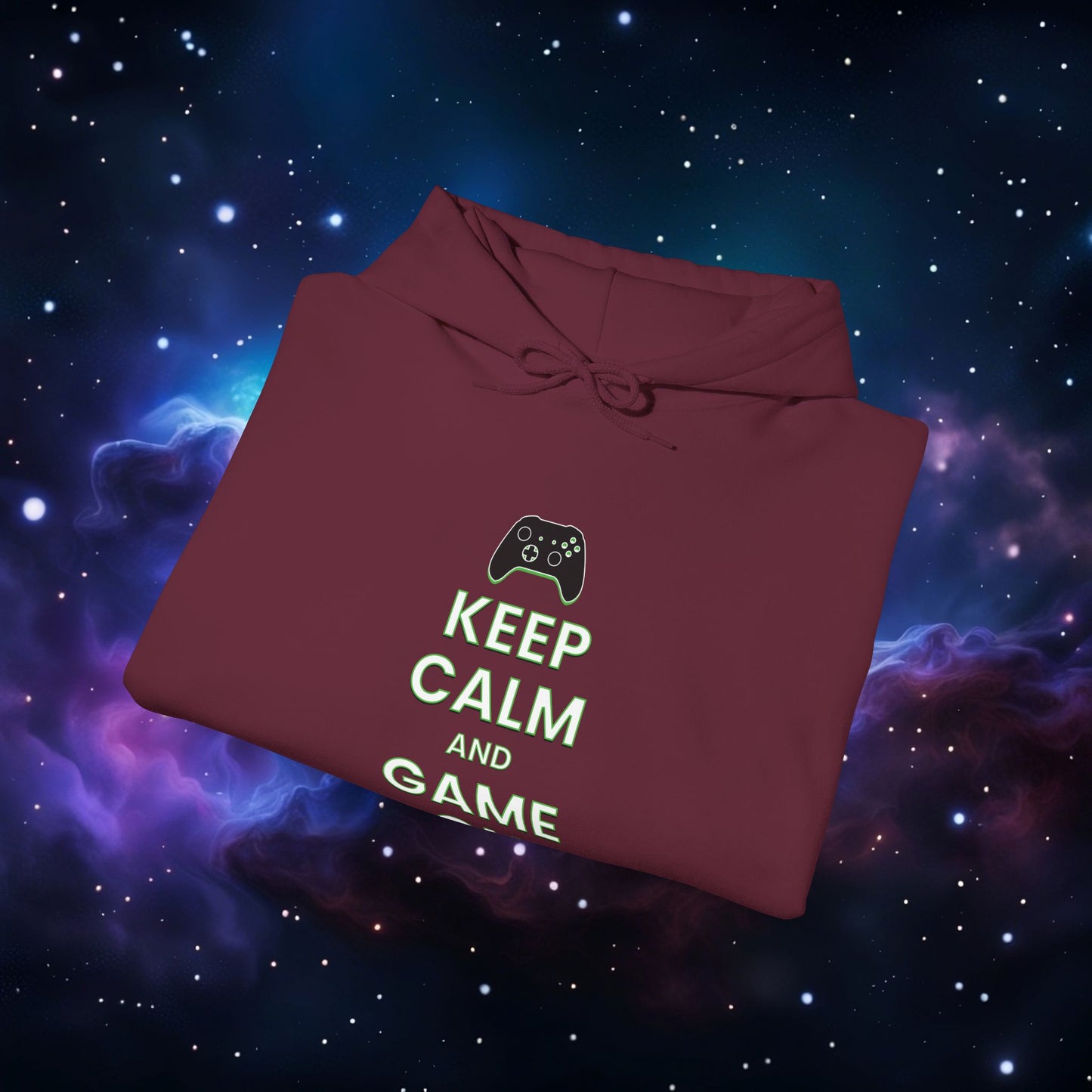 KEEP CALM AND GAME ON XB HOODIE