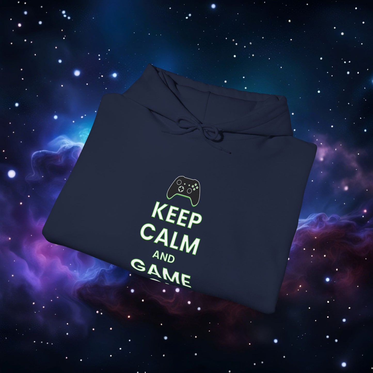 KEEP CALM AND GAME ON XB HOODIE