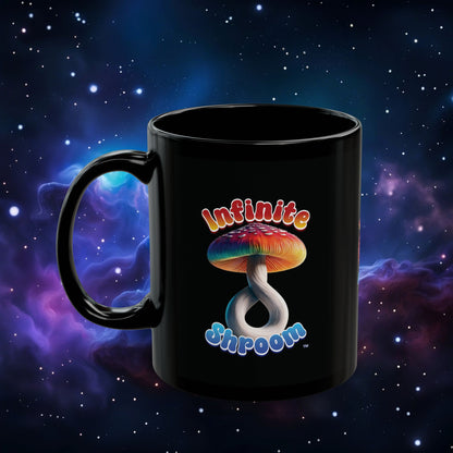 INFINITE SHROOM BLACK MUG