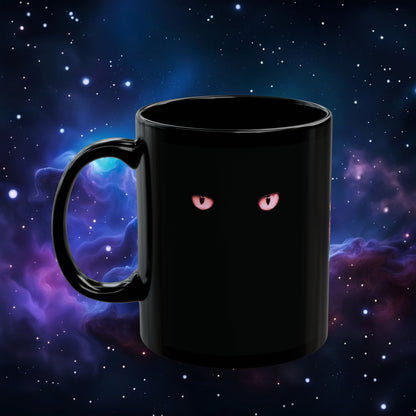 CAT EYES (RED) MUG