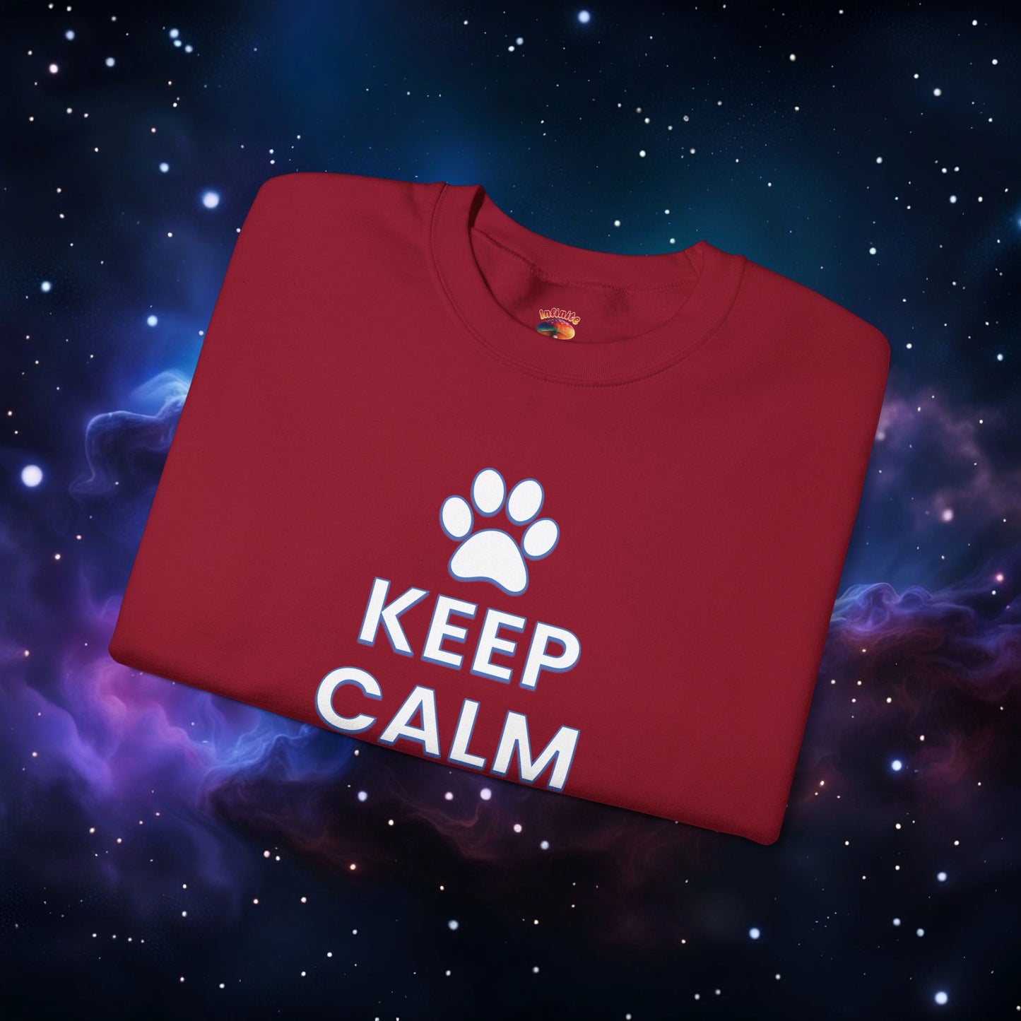 KEEP CALM AND PET ME SWEATSHIRT