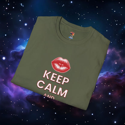 KEEP CALM AND KISS ME SHIRT