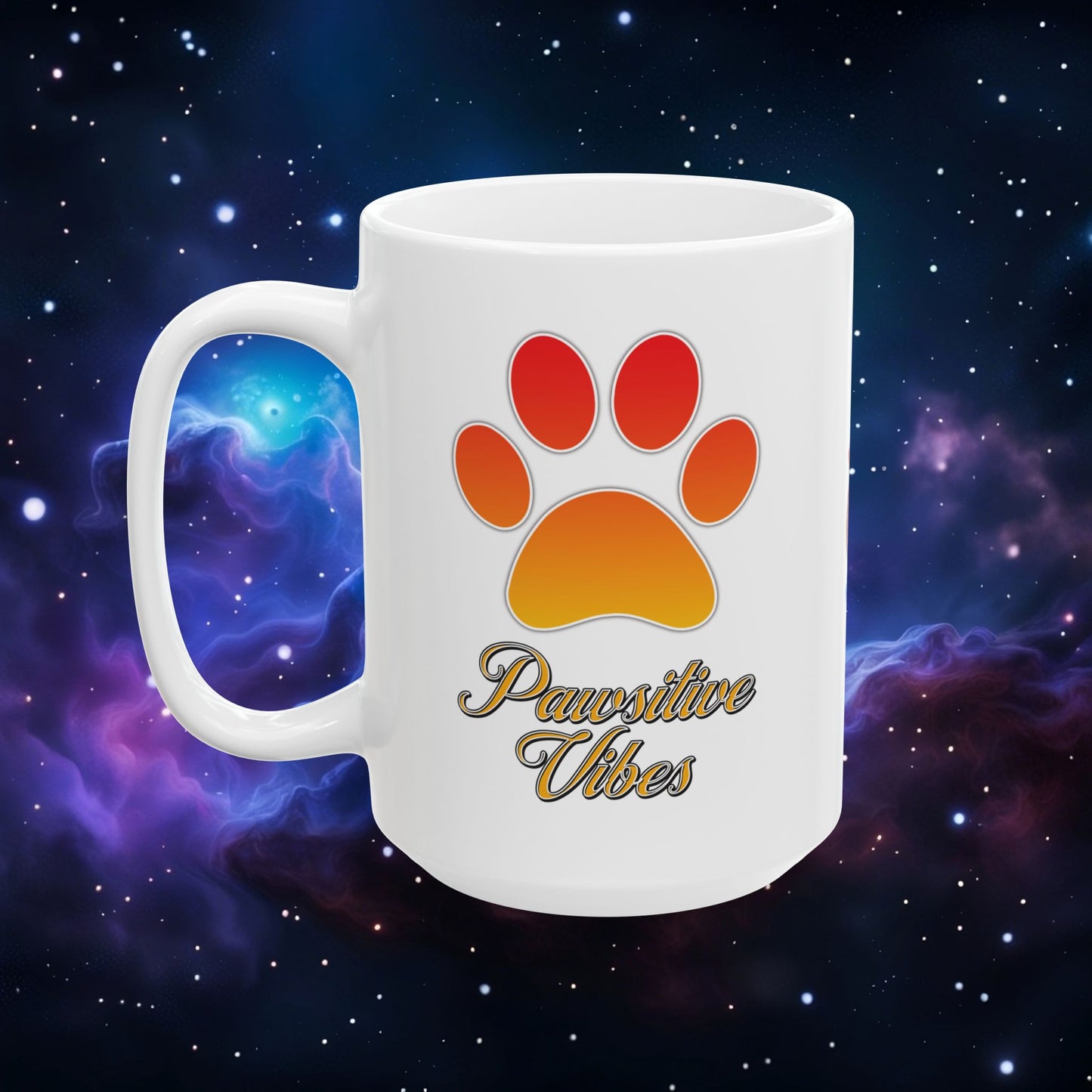 PAWSITIVE VIBES MUG