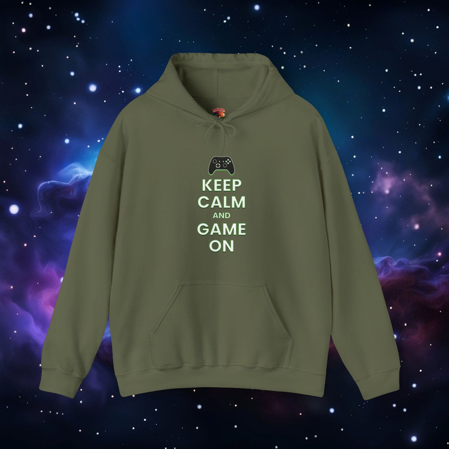 KEEP CALM AND GAME ON XB HOODIE