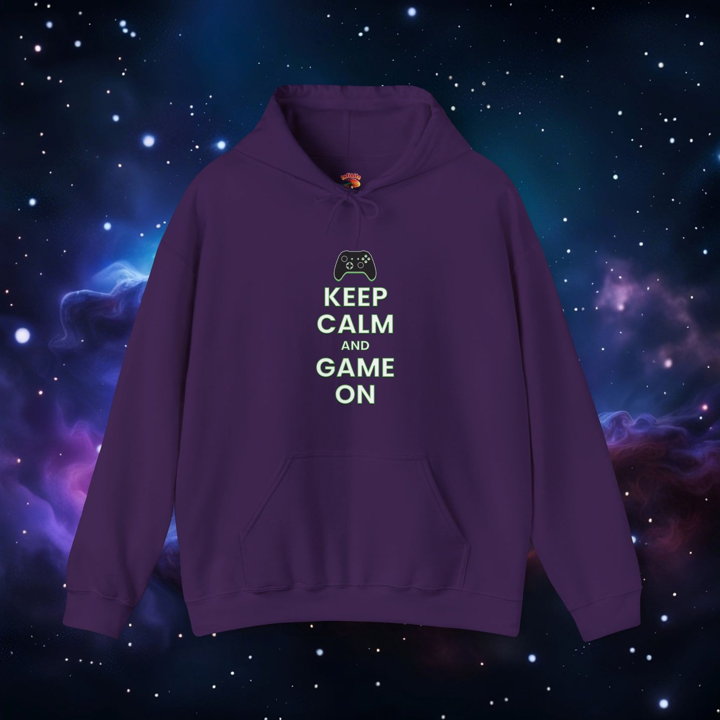 KEEP CALM AND GAME ON XB HOODIE