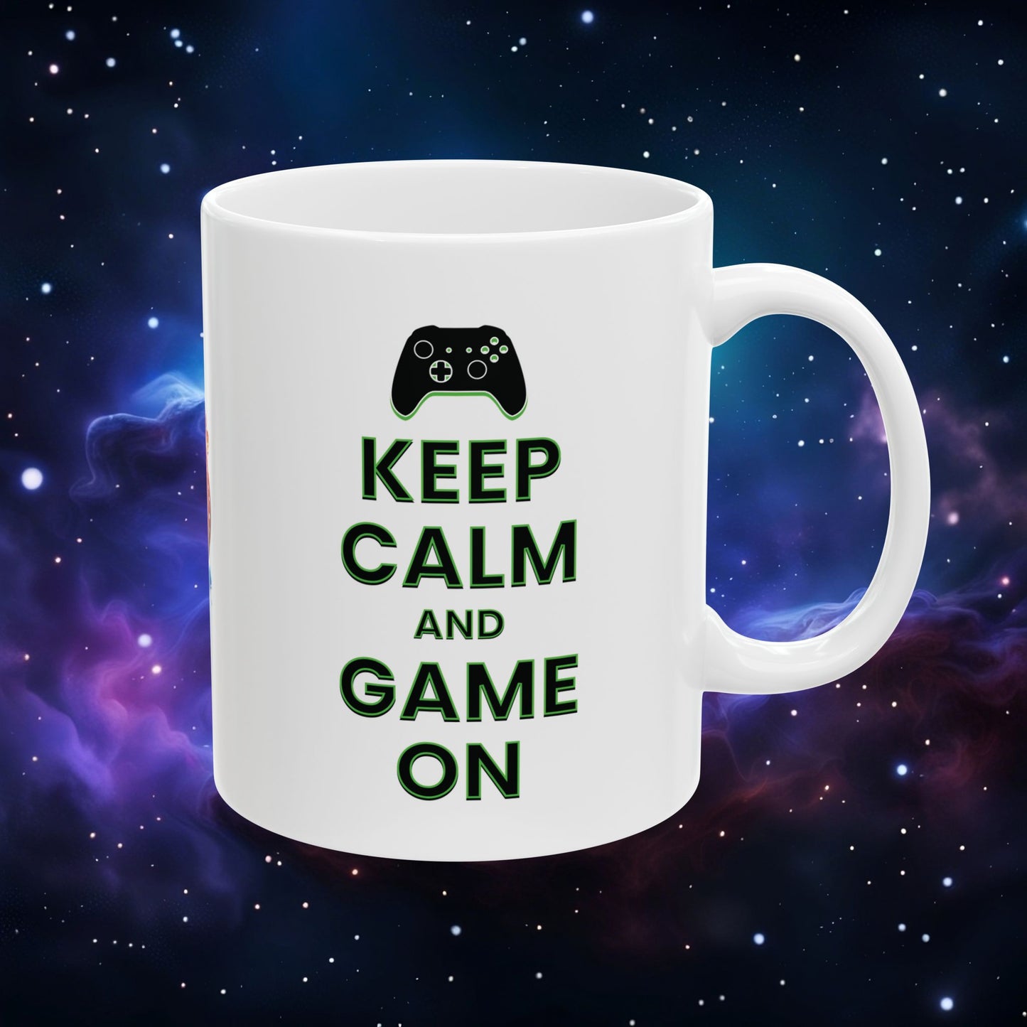 KEEP CALM AND GAME ON XB MUG