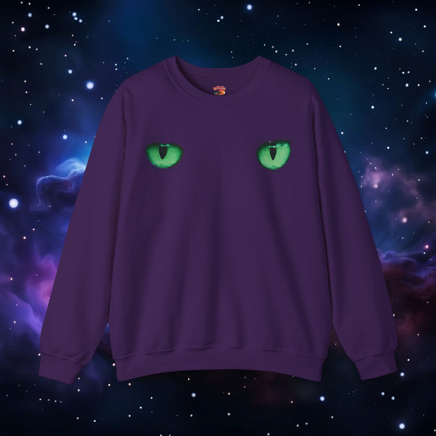 CAT EYES (GREEN) SWEATSHIRT