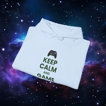 KEEP CALM AND GAME ON XB HOODIE