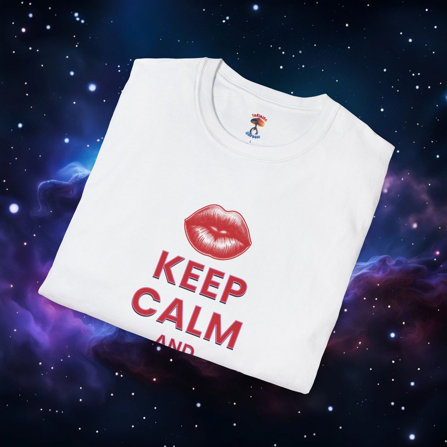 KEEP CALM AND KISS ME SHIRT