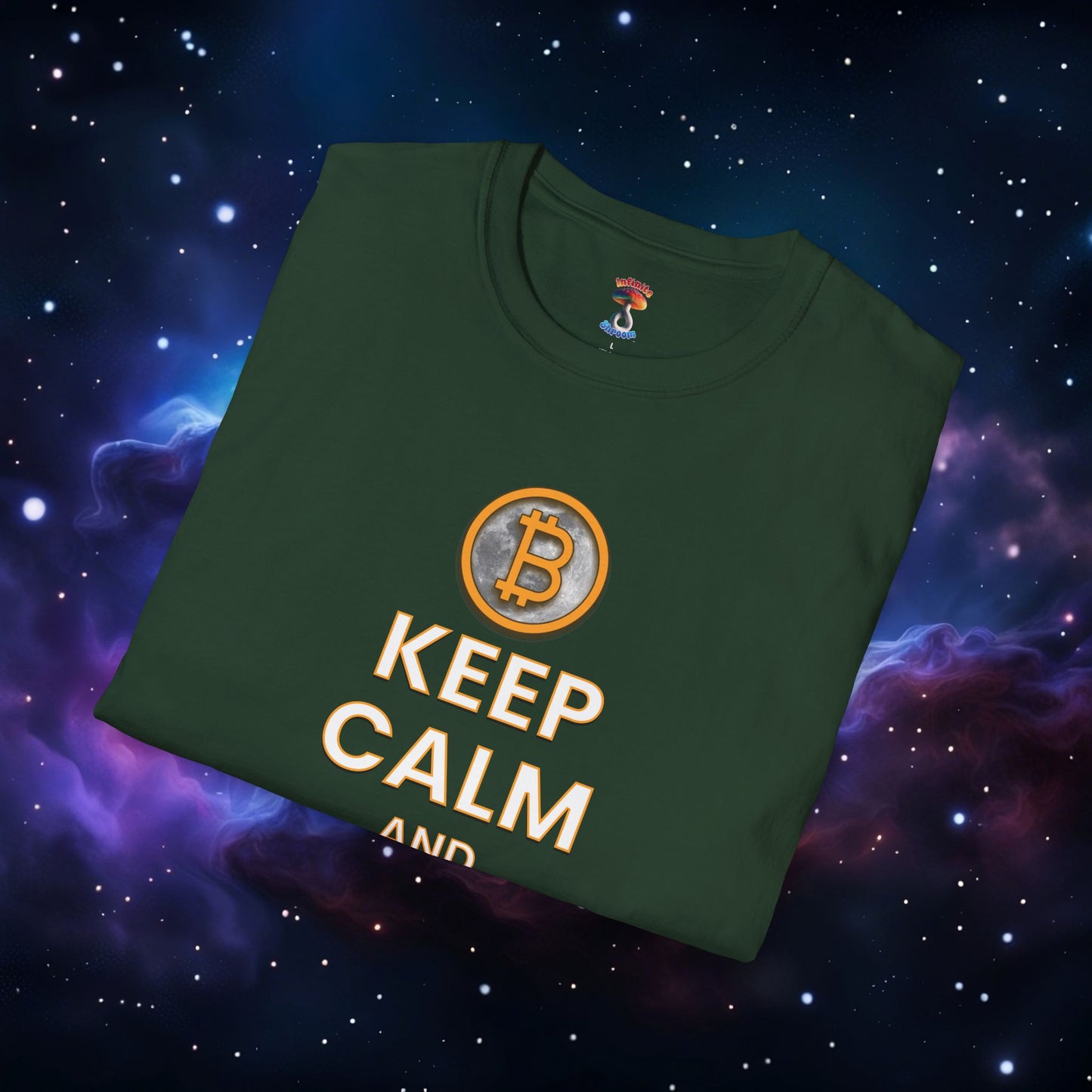 KEEP CALM AND HODL ON SHIRT