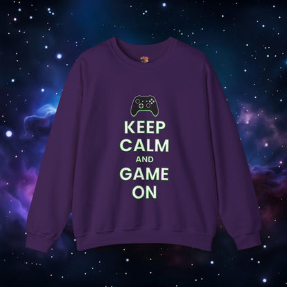 KEEP CALM AND GAME ON XB SWEATSHIRT