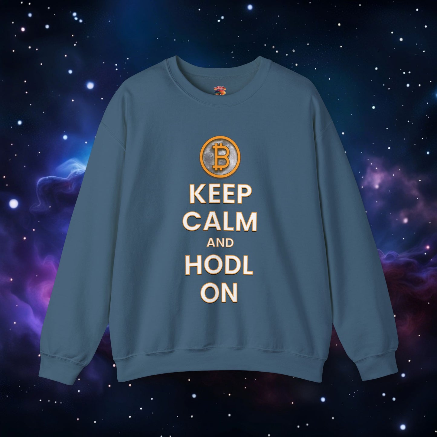 KEEP CALM AND HODL ON SWEATSHIRT