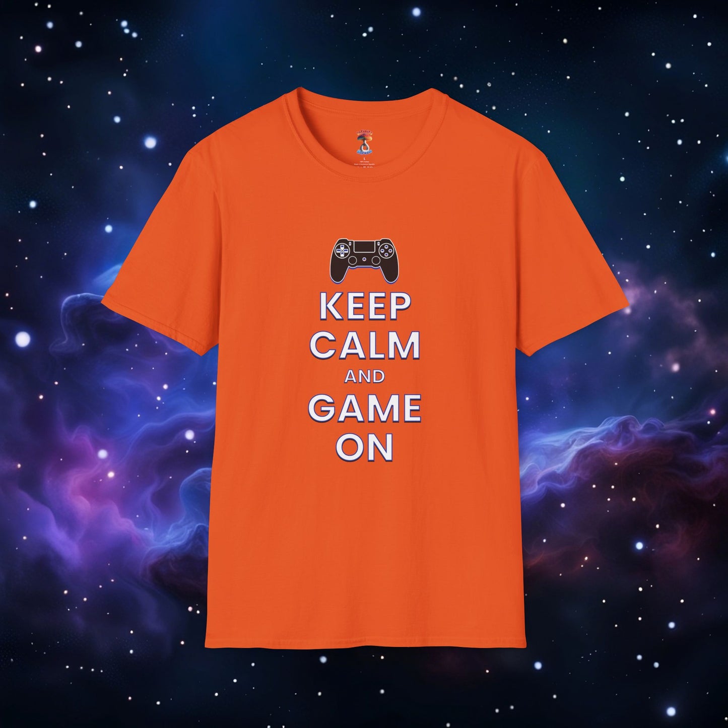 KEEP CALM AND GAME ON PS SHIRT