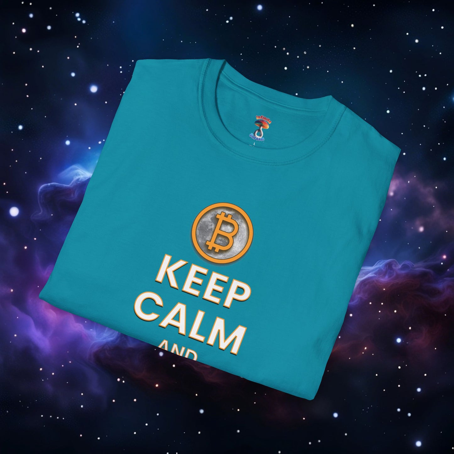 KEEP CALM AND HODL ON SHIRT