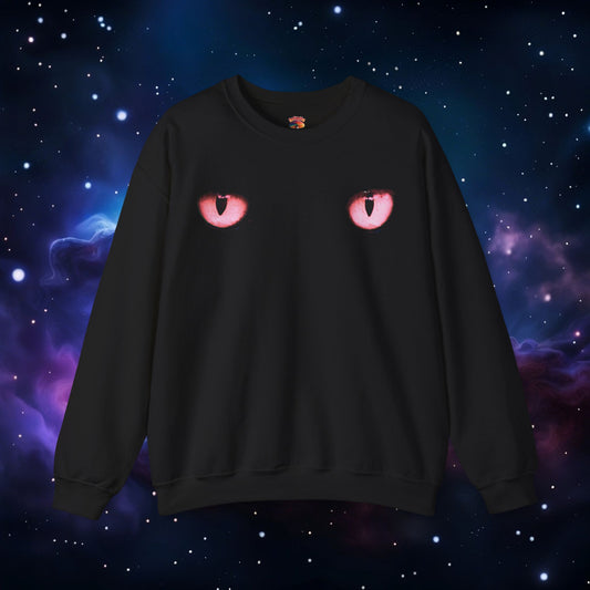 CAT EYES (RED) SWEATSHIRT