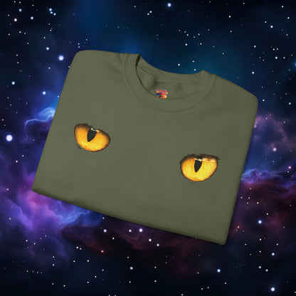 CAT EYES (YELLOW) SWEATSHIRT