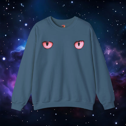 CAT EYES (RED) SWEATSHIRT