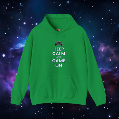 KEEP CALM AND GAME ON PS HOODIE