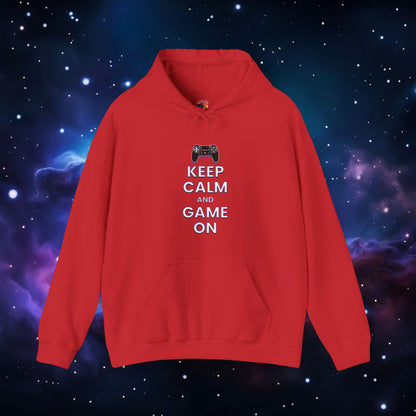 KEEP CALM AND GAME ON PS HOODIE