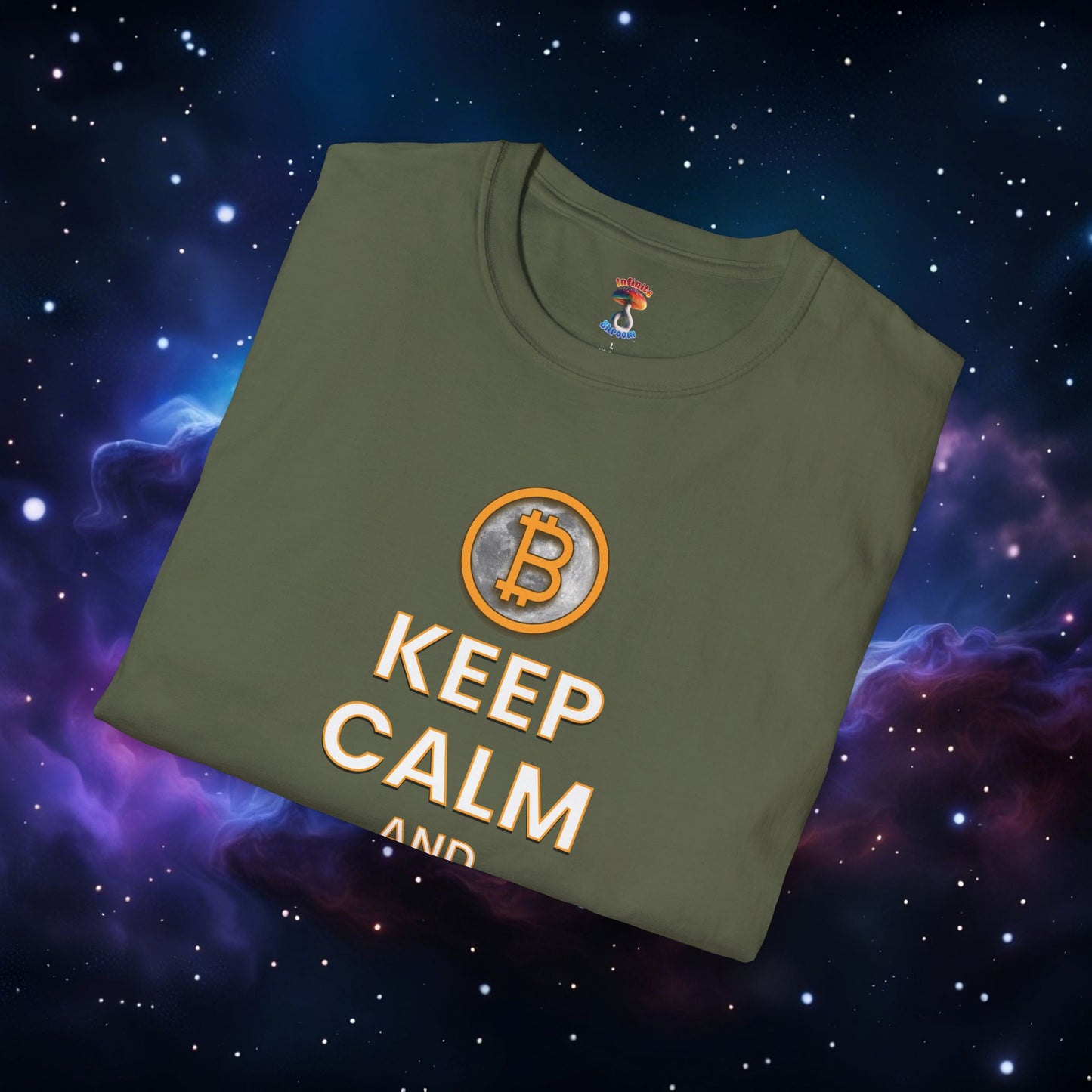 KEEP CALM AND HODL ON SHIRT