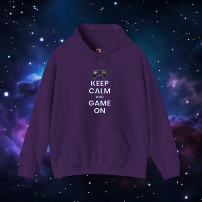 KEEP CALM AND GAME ON PS HOODIE