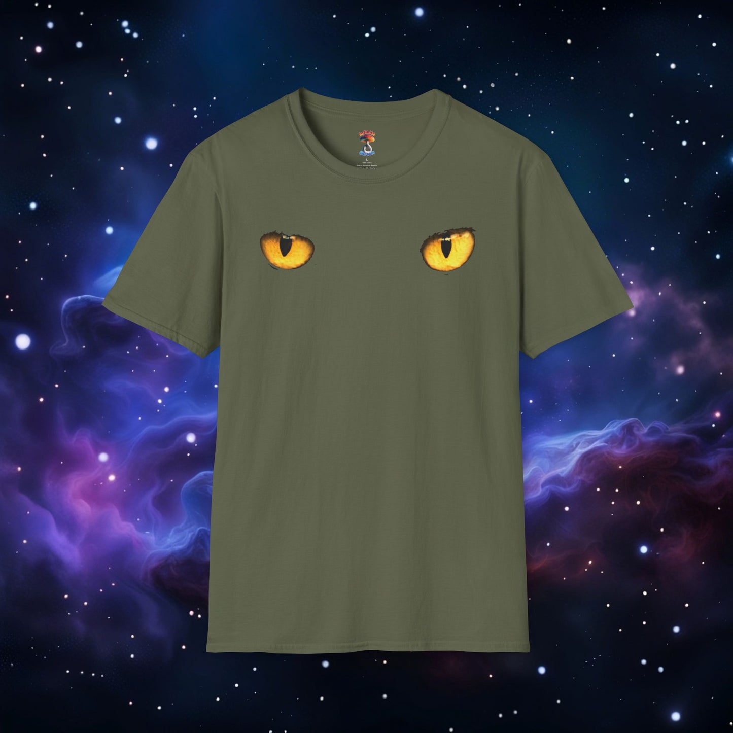 CAT EYES (YELLOW) SHIRT