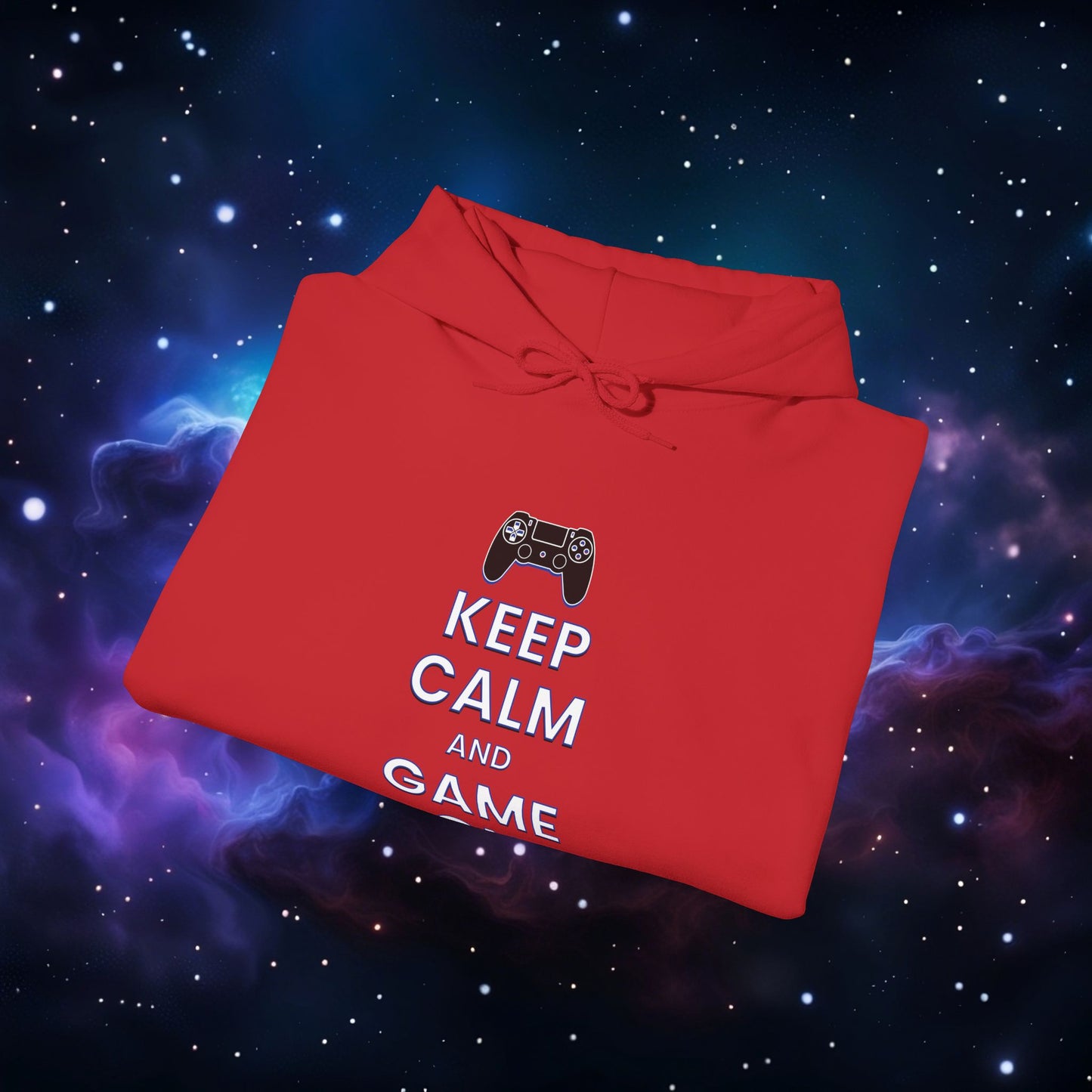 KEEP CALM AND GAME ON PS HOODIE