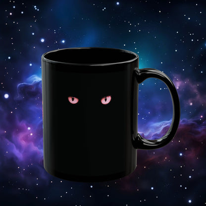 CAT EYES (RED) MUG