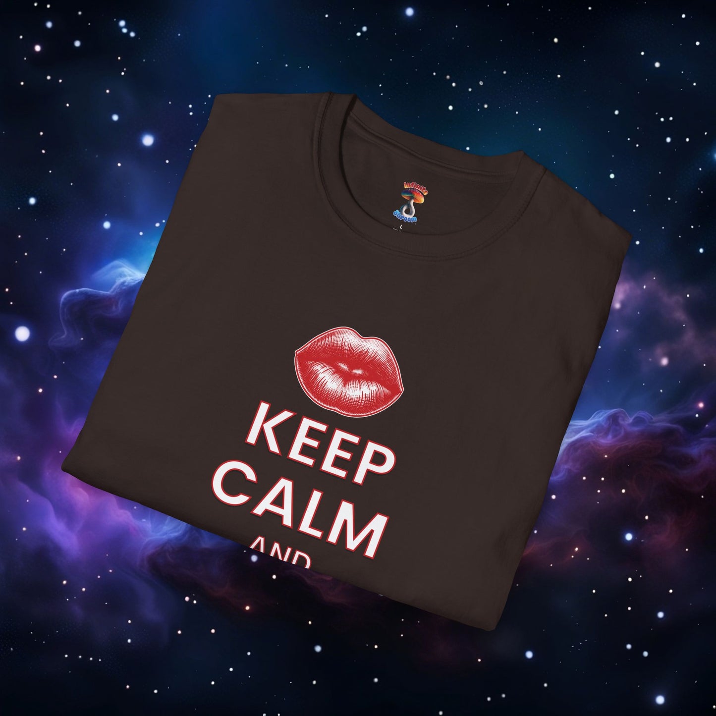 KEEP CALM AND KISS ME SHIRT