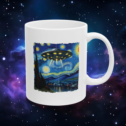 UFO STARRY NIGHT MUG