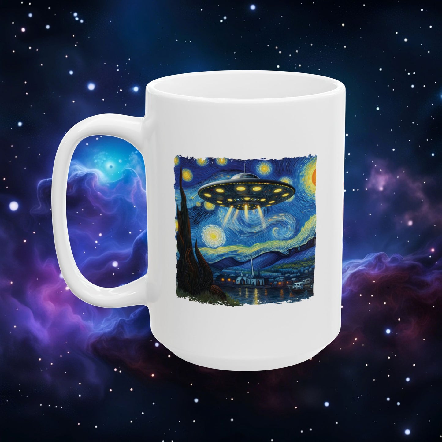 UFO STARRY NIGHT MUG