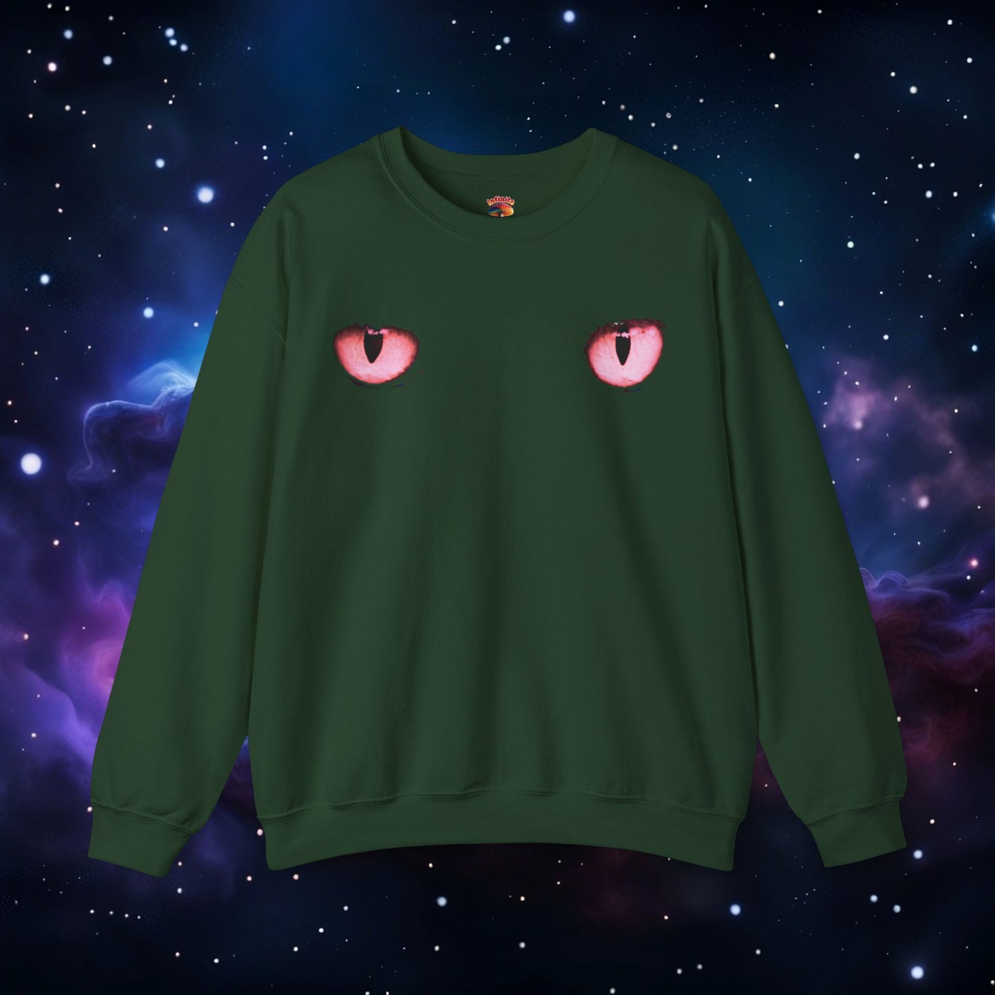 CAT EYES (RED) SWEATSHIRT