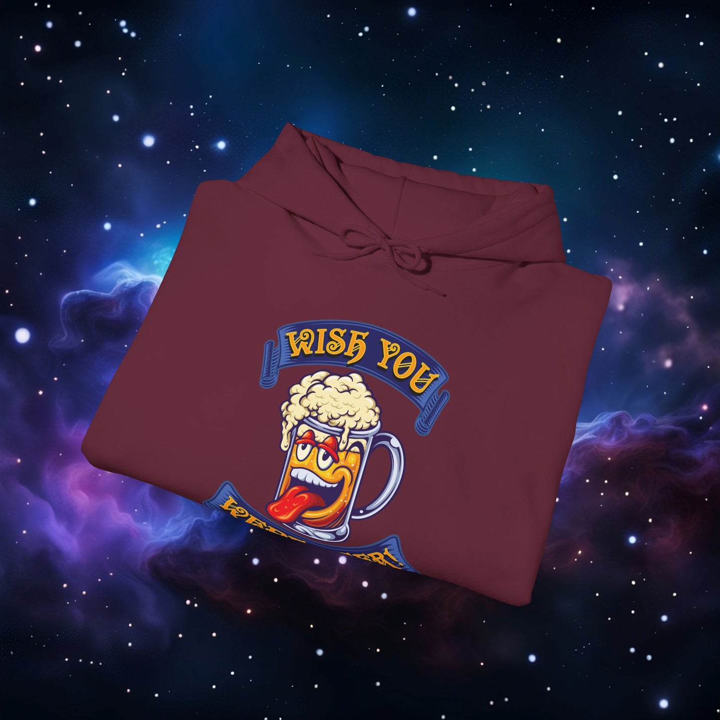 WISH YOU WERE BEER HOODIE