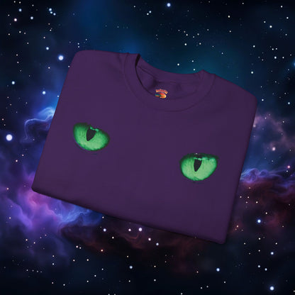 CAT EYES (GREEN) SWEATSHIRT