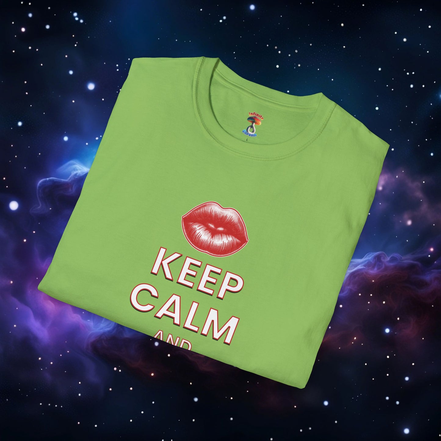 KEEP CALM AND KISS ME SHIRT