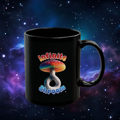 INFINITE SHROOM BLACK MUG