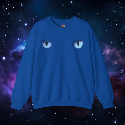 CAT EYES (BLUE) SWEATSHIRT